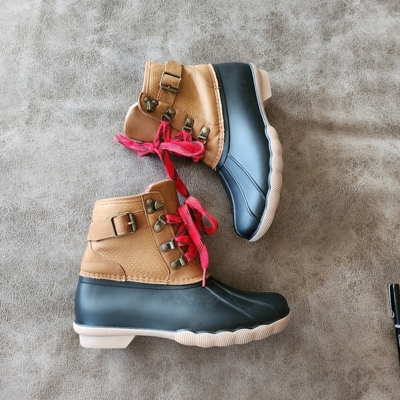 Maurices Jade Side Buckle Lace Up Duck Boot - Picture 2 of 8